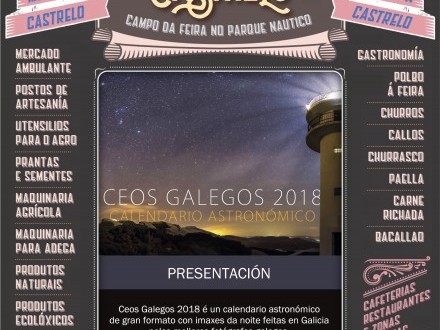 Feira de Castrelo do mes de outubro: Presentaci�n do calendario astron�mico Ceos Galegos 2018