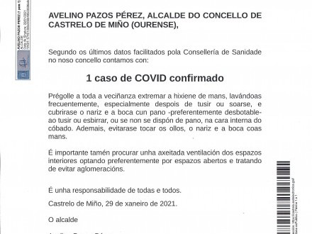 NOTA INFORMATIVA: Actualizaci�n datos COVID.