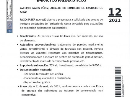 Ayudas para la correcci�n de impactos paisaj�sticos