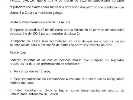 NOTA INFORMATIVA: AXUDA � MOCIDADE