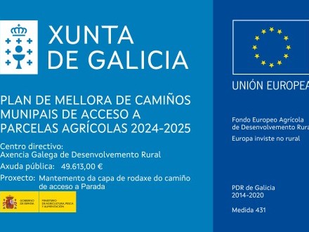 Plan marco de mellora de cami�os municipais de acceso a parcelas agr�colas 2024-2025
