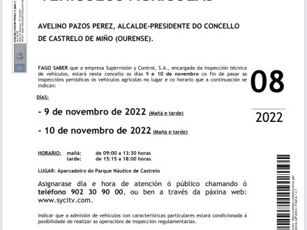 Inspecci�n T�cnica de Veh�culos Agr�colas