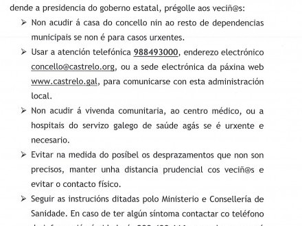 BANDO 6/2020: ATENCI�N NA CASA DO CONCELLO