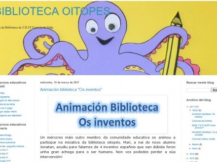 Todas as actividades do colexio de Astariz na web da s�a biblioteca