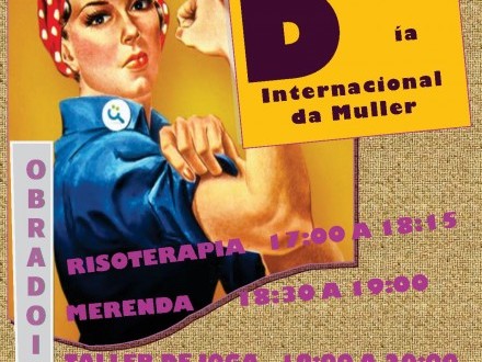 O Concello celebra o 8 de marzo, D�a Internacional das Mulleres, unha serie de obradoiros