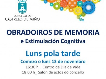 Obradoiros de memoria e estimulaci�n cognitiva