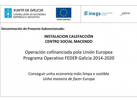 INSTALACI�N CALEFACCI�N CENTRO SOCIAL DE MACENDO