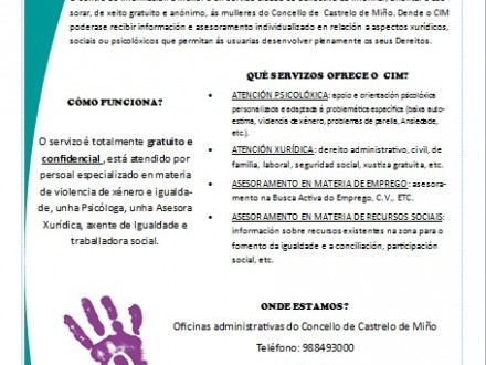 CENTRO DE INFORMACI�N � MULLER (CIM)