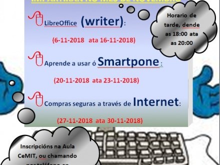 PR�XIMOS CURSOS EN EL AULA CeMIT (INFO)