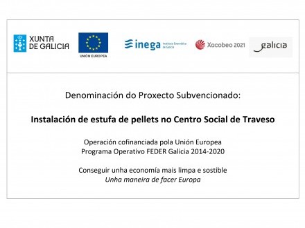 O Concello instalar� un sistema de calefacci�n de estufa de pellets no Centro Social de Traveso