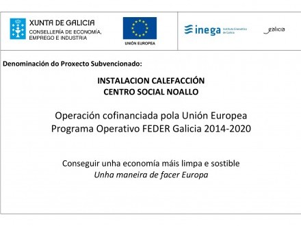 INSTALACI�N CALEFACCI�N CENTRO SOCIAL NOALLO