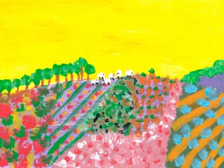 Entre 15.000 participantes, unha alumna do CEIP Castrelo de Mi�o ga�a a XXII edici�n do certame Fertiberia de Pintura Rural Infantil