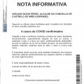 NOTA INFORMATIVA: Actualizaci�n datos COVID