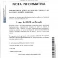 NOTA INFORMATIVA: Actualizaci�n datos COVID.