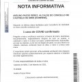 NOTA INFORMATIVA: Actualizaci�n datos COVID.