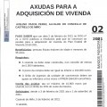 Ayudas para la adquisici�n de la vivienda
