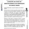 Bando restrici�n puntual abastecemento ZA Coto Novelle (Santa Mar�a).