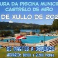 Apertura de piscinas municipais ver�n 2024