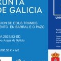 Obras de rehabilitaci�n de la red de saneamiento en Barral y O Pazo