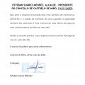 NOTA INFORMATIVA: Suspensi�n de la feria del mes de mayo de 2020