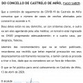 NOTA INFORMATIVA: ACTUALIZACI�N SITUACI�N COVID-19